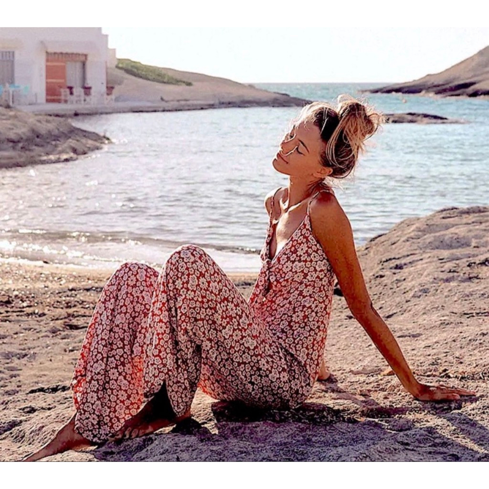 Auguste The Label Mika Palm Floral Jumpsuit - Picture 8 of 9